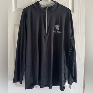 Under Armour Wounded Warrior Project Mens 2XL Loose Heatgear 1/4 Zip Shirt Black